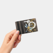 Steampunk Wijzerplaten met Libel Badge (Handheld)