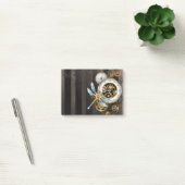 Steampunk Wijzerplaten met Libel Post-it® Notes (Kantoor)