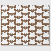 Steampunk Winged hart met tandwielen Thunder_Cove Cadeaupapier (Vlak)