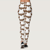 Steampunk Winged hart met tandwielen Thunder_Cove Leggings (Achterkant)