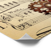 Steampunk Winged Hot Air ballon Poster (Hoek)