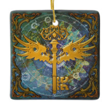 Steampunk Winged Key