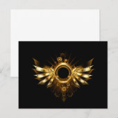 Steampunk wings advieskaart (Voorkant / Achterkant)