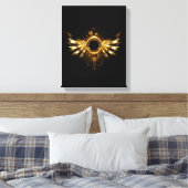 Steampunk wings canvas afdruk (Insitu (Slaapkamer))