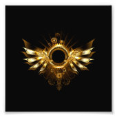 Steampunk wings foto afdruk (Voorkant)
