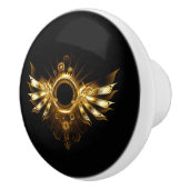 Steampunk wings keramische knop (Rechts)