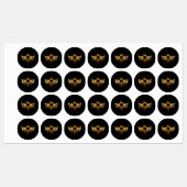 Steampunk wings labels (Vel)