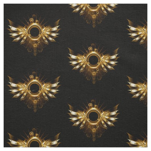 Steampunk wings stof (Swatch)