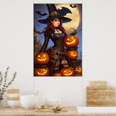 Steampunk Witch 1 Poster (Keuken)