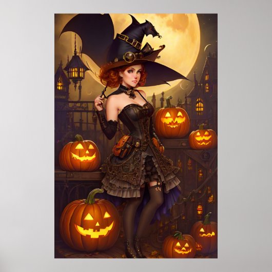 Steampunk Witch 2 Poster (Voorkant)