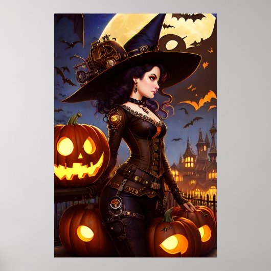 Steampunk Witch 3 Poster (Voorkant)