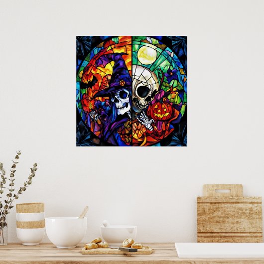 Steampunk Witch Art Poster (Keuken)