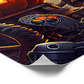 Steampunk Witch Art Poster (Hoek)