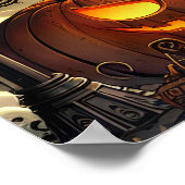 Steampunk Witch Art Poster (Hoek)