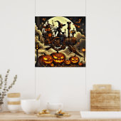 Steampunk Witch Art Poster (Keuken)