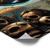 Steampunk Witch Art Poster (Hoek)