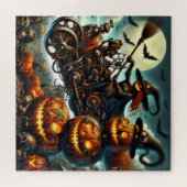 Steampunk Witch Art Puzzel (Horizontaal)