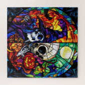 Steampunk Witch Art Puzzel (Horizontaal)