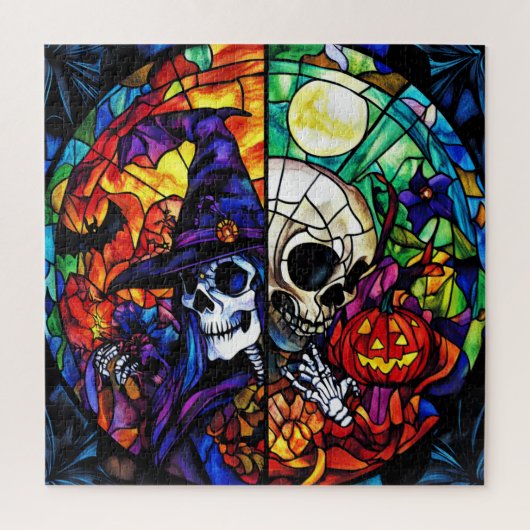 Steampunk Witch Art Puzzel (Verticaal)
