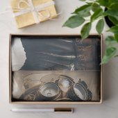 Steampunk Woman Decoupage v1 Tissuepapier (Geschenk)