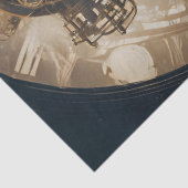 Steampunk Woman Decoupage v1 Tissuepapier (Detail)