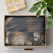 Steampunk Woman Decoupage v2 Tissuepapier (Geschenk)