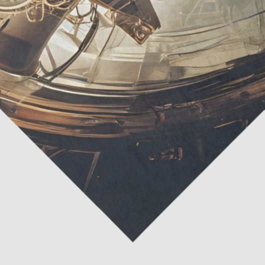 Steampunk Woman Decoupage v2 Tissuepapier (Detail)