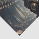 Steampunk Woman Decoupage v5 Tissuepapier (Detail)