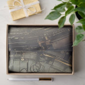 Steampunk Woman Decoupage vé3 Tissuepapier (Geschenk)