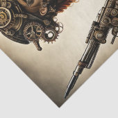 Steampunk woman Ready or not v2 Tissuepapier (Detail)