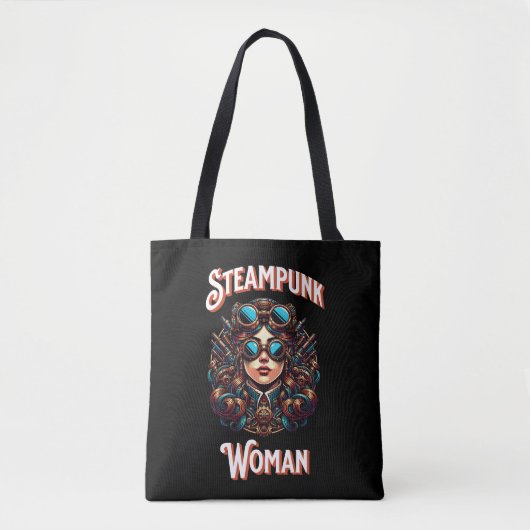 Steampunk Woman Tote Bag (Voorkant)
