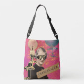 Steampunk Woman Trailblazer Pop Art Crossbody Tas (Achterkant)