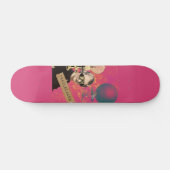Steampunk Woman Trailblazer Pop Art Persoonlijk Skateboard (Horizontaal)