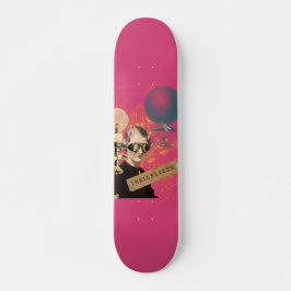 Steampunk Woman Trailblazer Pop Art Persoonlijk Skateboard
