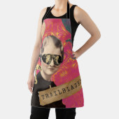 Steampunk Woman Trailblazer Pop Art Schort (Insitu)