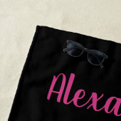 Steampunk Woman Trailblazer Pop Art Strandlaken (In situ)