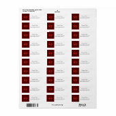 Steampunk, wonderbaarlijk hart etiket (Full Sheet)