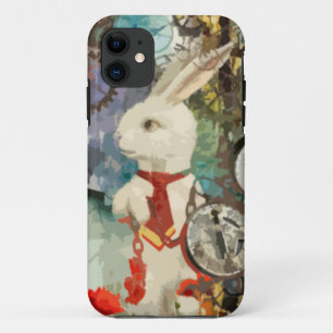 Steampunk Wonderland White Rabbit Case-Mate iPhone Case