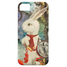 Steampunk Wonderland White Rabbit Case-Mate iPhone Case