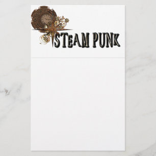 Steampunk Word Collage Briefpapier