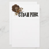 Steampunk Word Collage Briefpapier (Voorkant / Achterkant)