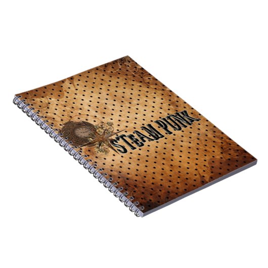 Steampunk Word Collage Notitieboek (Rechterzijde)