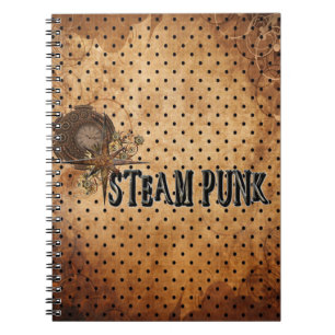 Steampunk Word Collage Notitieboek