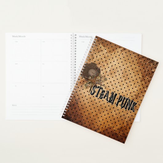 Steampunk Word Collage Planner (Display)