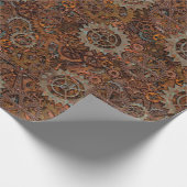 Steampunk Wrapping- of lospaginapapier Cadeaupapier (Hoek)