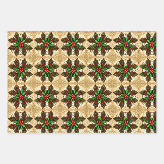 Steampunk Wrapping Paper Flat Sheet Set van 3 (Voorkant 3)