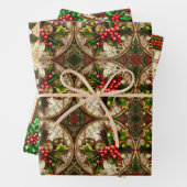 Steampunk Wrapping Paper Flat Sheet Set van 3 (In situ)