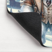 Steampunk Yeti Mousepad Muismat (Hoek)
