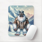 Steampunk Yeti Mousepad Muismat (Met muis)