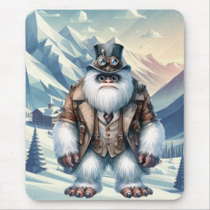 Steampunk Yeti Mousepad Muismat